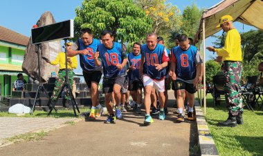 Kodim 0622/Kab. Sukabumi Gelar Garjas Periodik I TA 2026, Tingkatkan Kebugaran dan Kesiapan Prajurit
